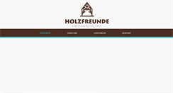 Desktop Screenshot of holzfreunde.info
